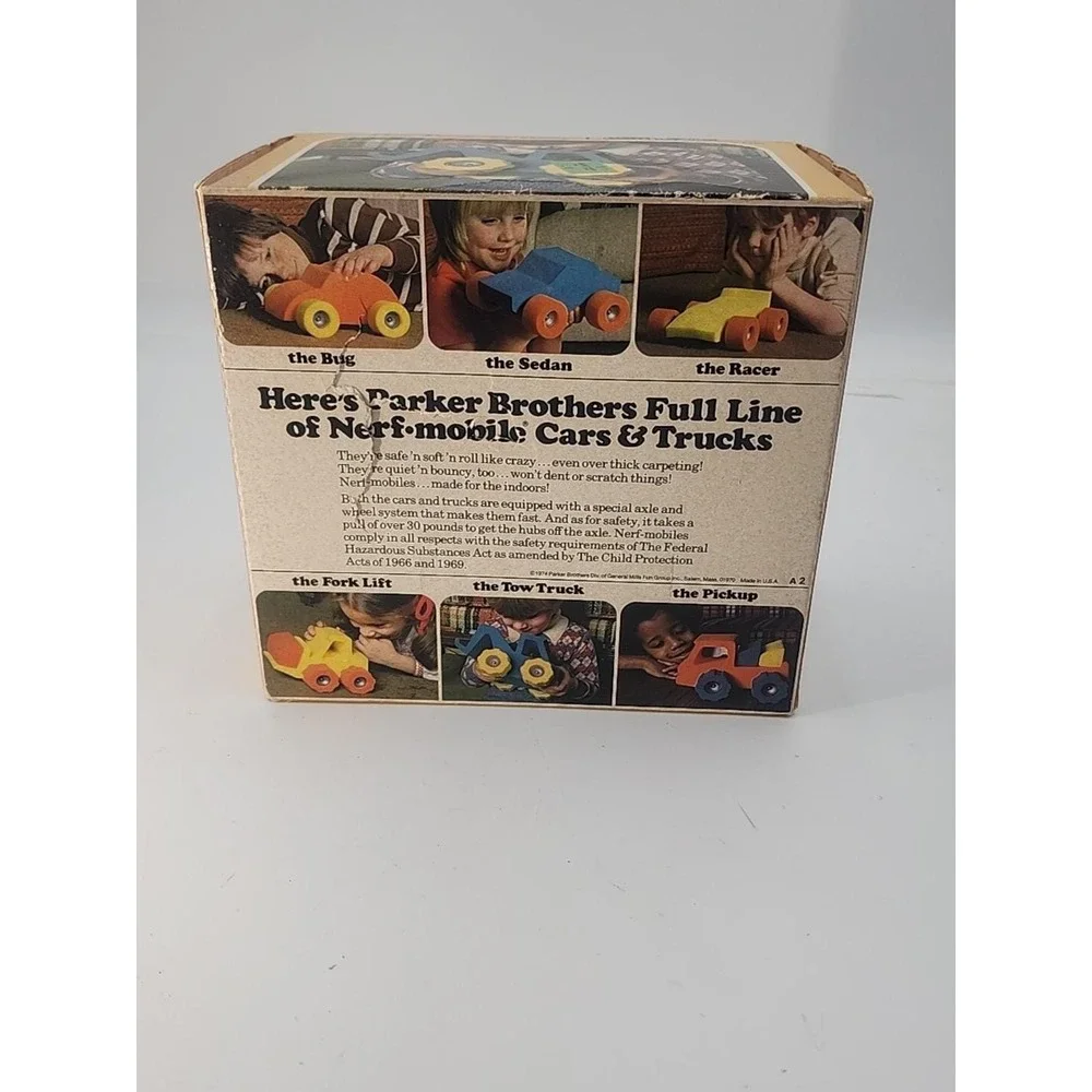 Vintage 1974 NERF MOBILE Pickup TRUCK NEW‎ in sealed original box